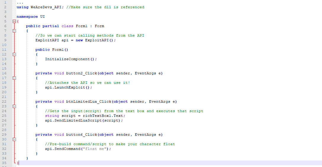 Roblox Lua Hack Code