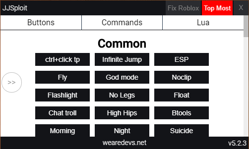 Jjsploit Information Wearedevs - hacks on roblox commands