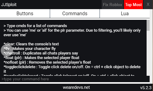 Basic Lua Commands Roblox